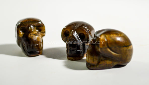 Tiger's Eye Crystal Skull