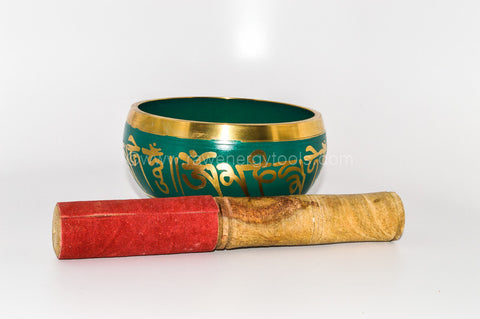 Tibetan Singing Bowl, Green