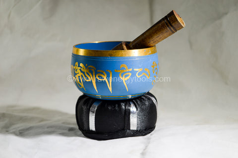 Tibetan Singing Bowl, Dark Blue